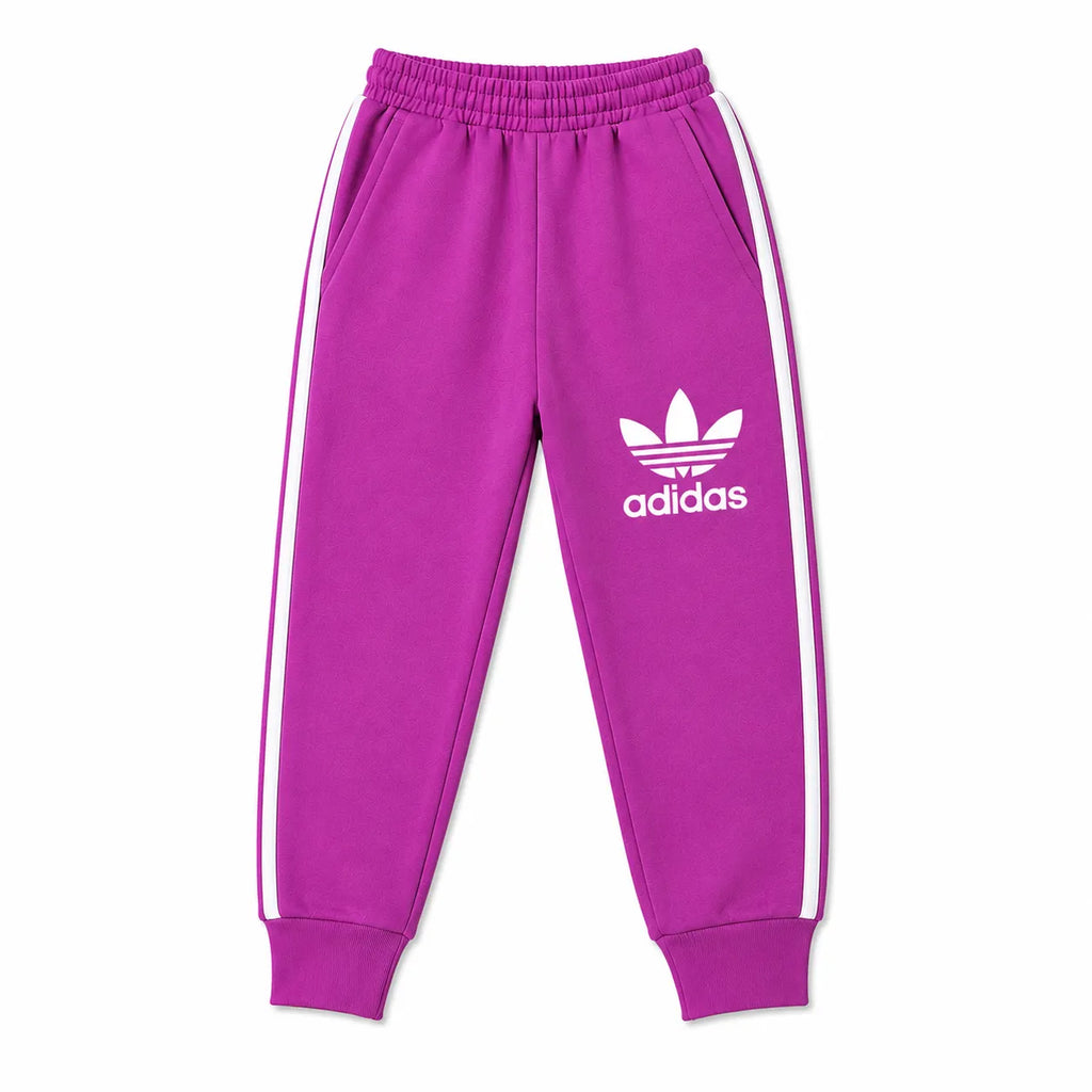 Girls Dark Pink Adidas Winter Hoodie Coord Set (2 Piece) - Size 1 - 12 Years
