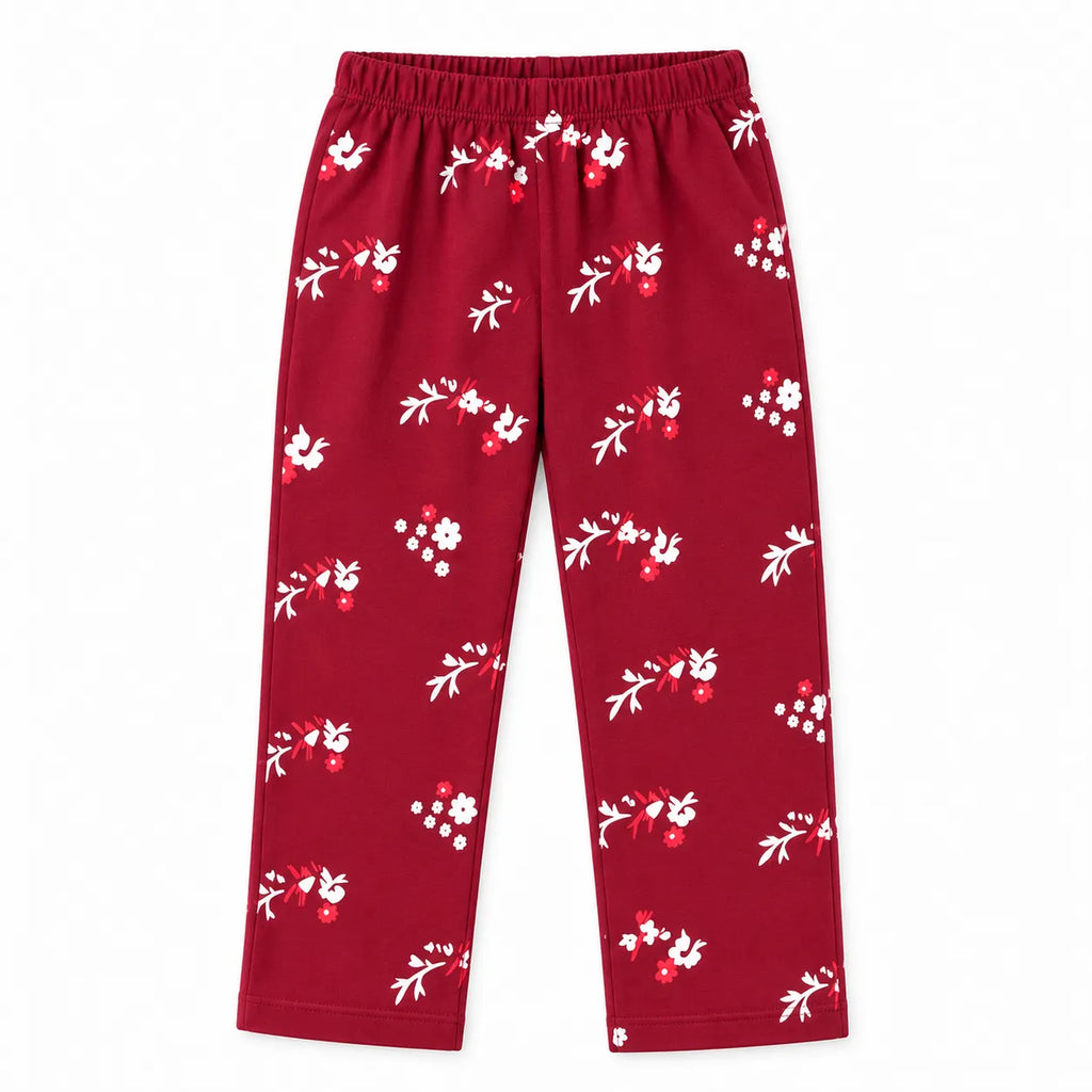 Girls Maroon Squirrel Summer Coord Set (2 Piece) - Size 1 - 12 Years