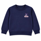 Girls Navy Blue Lilo & Stitch Winter Sweatshirt (Size 9 Months - 12 Years)