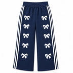 Girls Navy Blue London & Bow Winter Hoodie Coord Set (2 Piece) - Size 1 - 12 Years