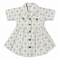 Girls Cotton Frocks - Girls Off White Flower Frocks - Kidswear Brand in Pakistan - Affordable Summer Wear - Summer Frocks - Kids Frocks of Age 1 to 6 Years - Trendy Kidswear
