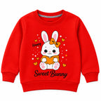 Girls Orange & Black Sweet Bunny Winter Coord Set (2 Piece) - Size 1 - 12 Years