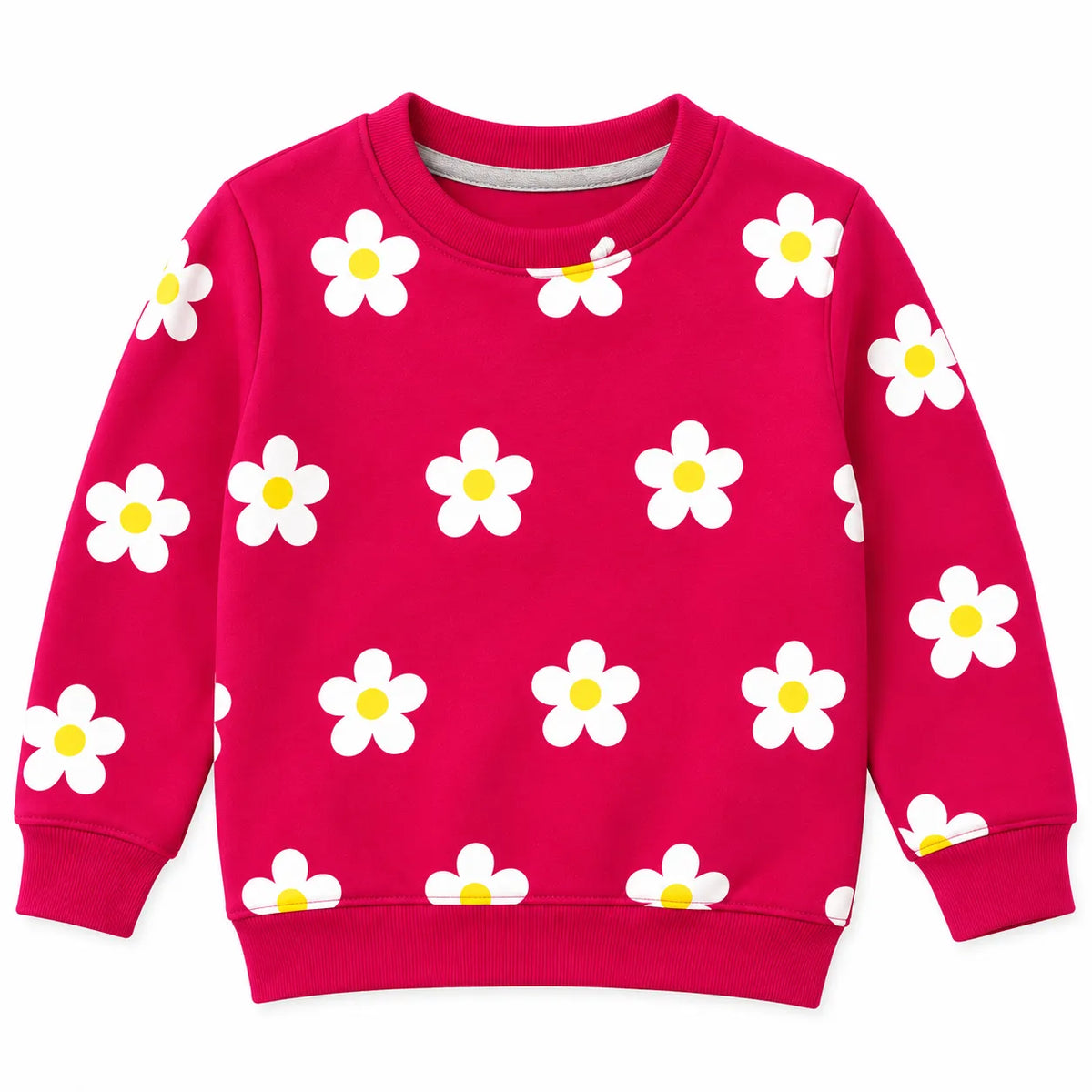 Girls Pink Floral Winter Coord Set (2 Piece) - Size 1 - 12 Years