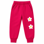 Girls Pink Floral Winter Coord Set (2 Piece) - Size 1 - 12 Years