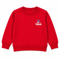 Girls Red Lilo & Stitch Winter Sweatshirt (Size 9 Months - 12 Years)