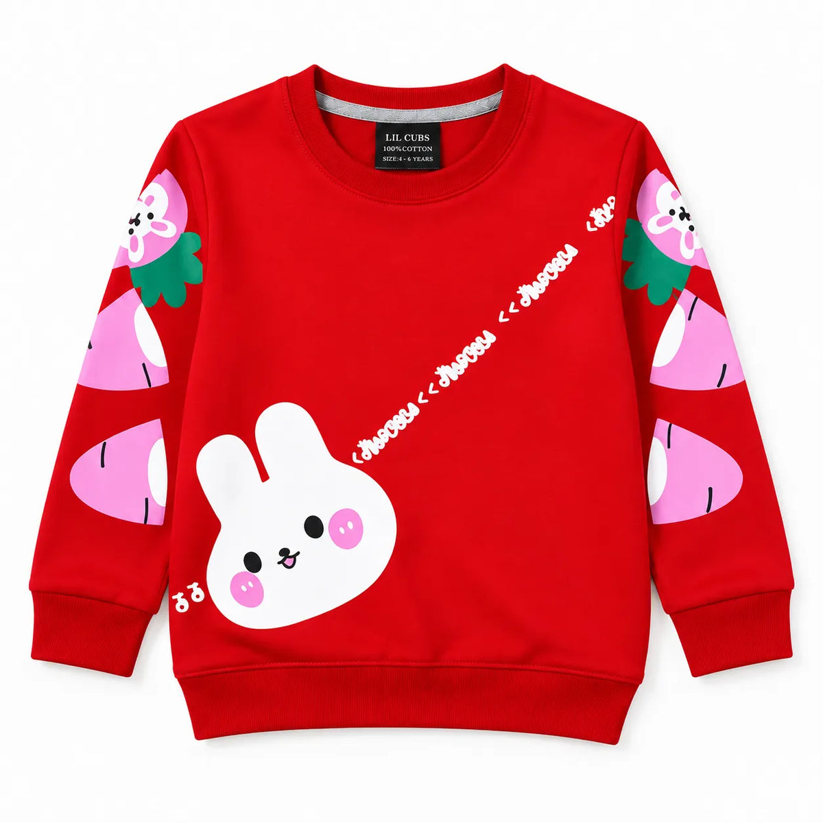 Girls Red Rabbit Winter Coord Set (2 Piece) - Size 1 - 12 Years