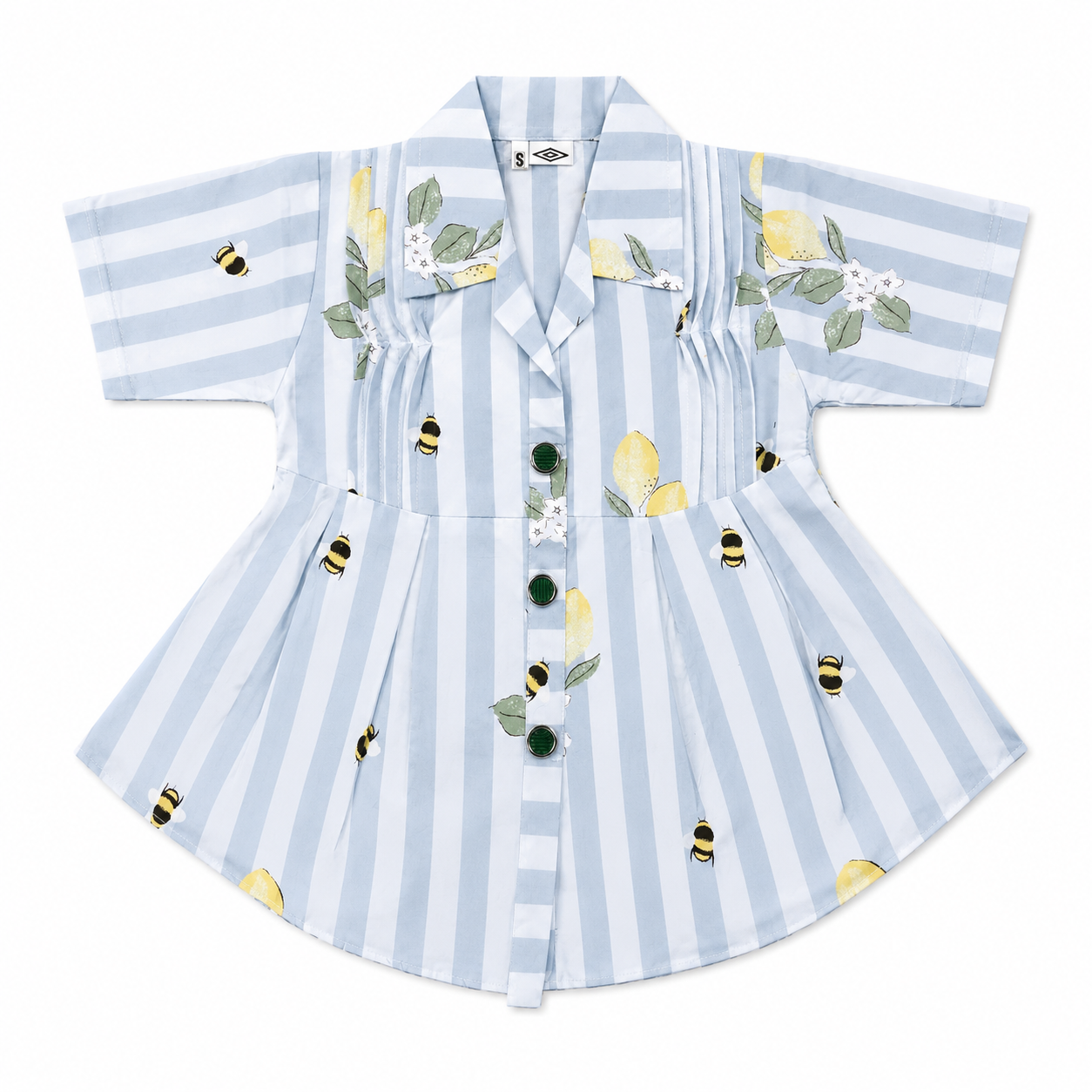 Girls Cotton Frocks - Girls Light Blue Floral Frocks - Kidswear Brand in Pakistan - Affordable Summer Wear - Summer Frocks - Kids Frocks of Age 1 to 6 Years - Trendy Kidswear