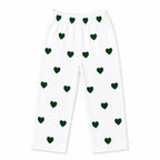 Girls white 14th August Heart summer coord set for ages 1 to 12, featuring a matching top and shorts from lilcubspk.