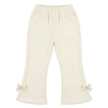 Girls White Imported Rib Trouser (Size 3 - 12 Years)