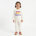 Girls White Sweet Cool Superb Winter Sweatshirt (Size 9 Months - 12 Years)
