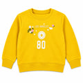 Girls Yellow Los Angeles 80 Winter Sweatshirt (Size 9 Months - 12 Years)