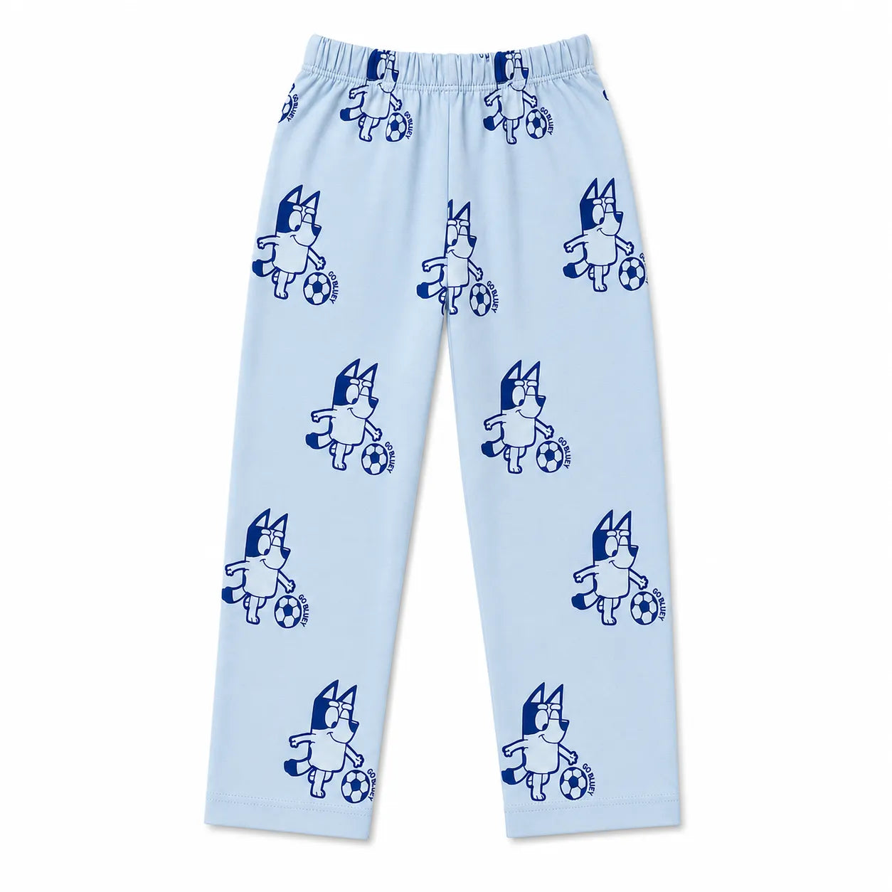 Light blue summer coordinate set for kids by Lil' Cubs, featuring a 2-piece design with full sleeves for warm weather.