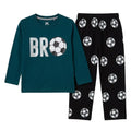 Green Bro Print Summer Coord Set (2-Piece)