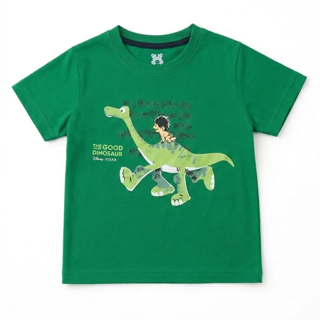 Green Summer Coord Set for Boys – Dinosaur Disney Print (1-12 Years)