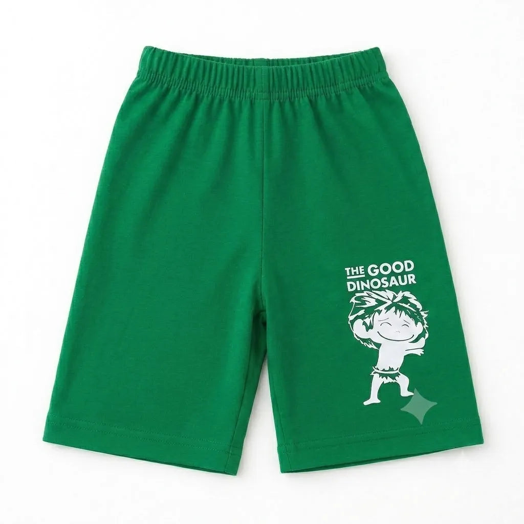 Green Summer Coord Set for Boys – Dinosaur Disney Print (1-12 Years)