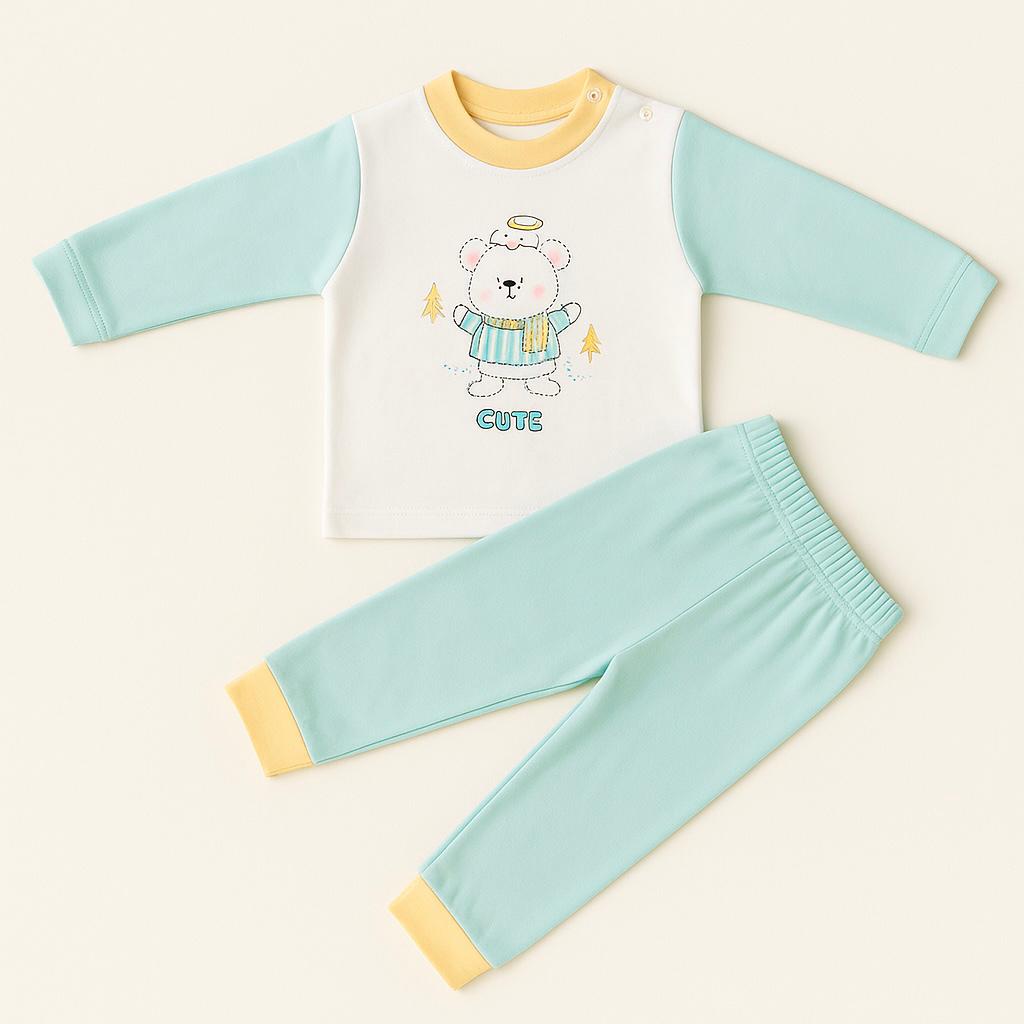 Cute Bear Imported Baby Suit – Unisex Autumn Set (6 Months to 2 Years)