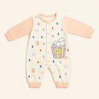 Lucky Popcorn Imported Baby Romper – Unisex (3 Months to 2 Years)