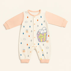 Lucky Popcorn Imported Baby Romper – Unisex (3 Months to 2 Years)