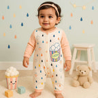 Lucky Popcorn Imported Baby Romper – Unisex (3 Months to 2 Years)