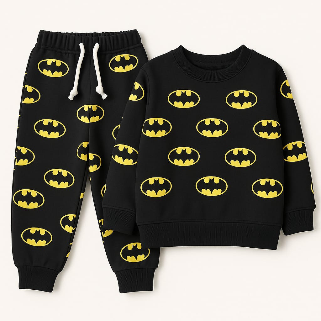 Batman Black Tracksuit – (1–2 Years) | Special Price Rs. 999