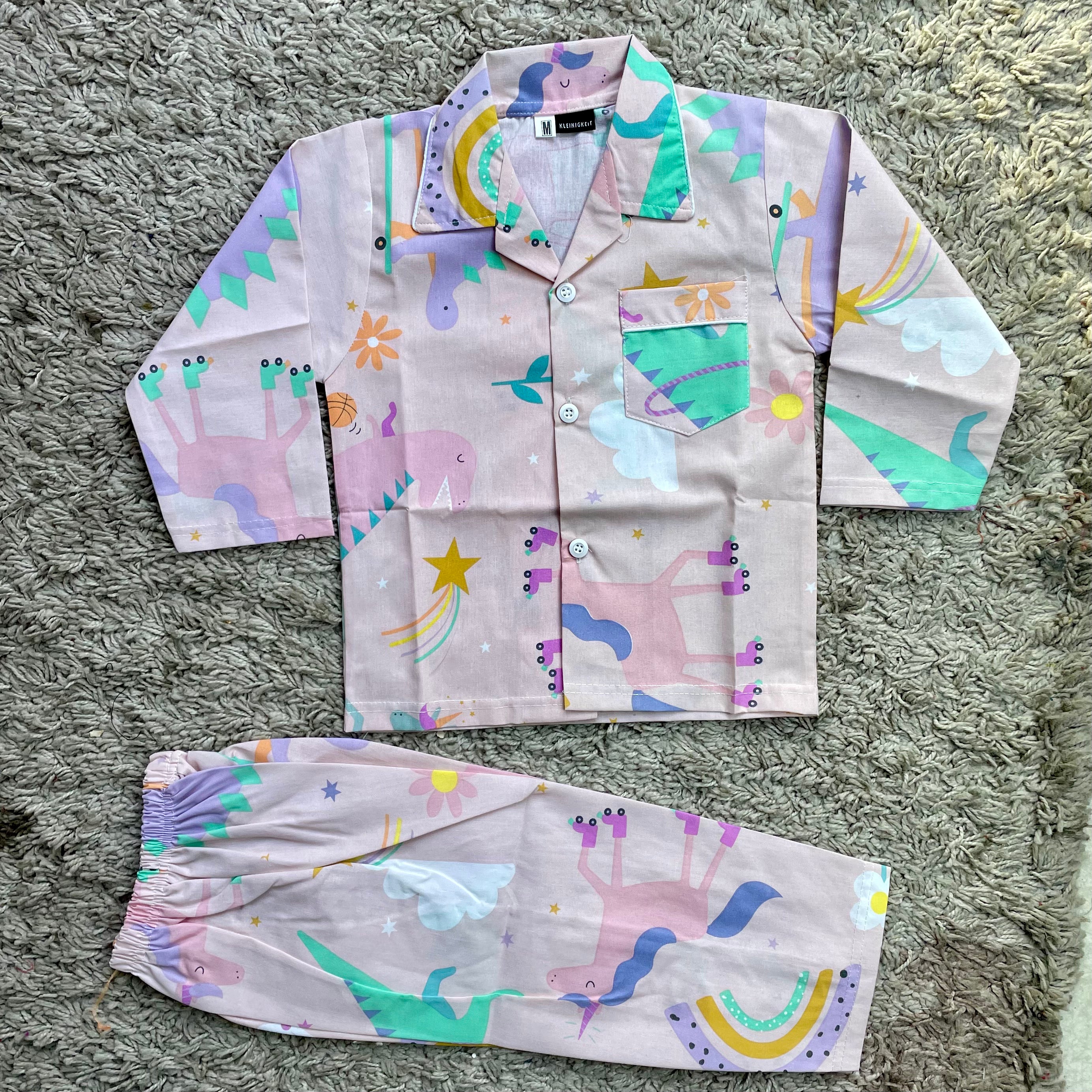 DreamCubs™ Unisex Cotton Night Suit (1–5 Years)