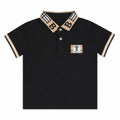 Imported Boys Black B Polo T-Shirt (1 - 5 Years)