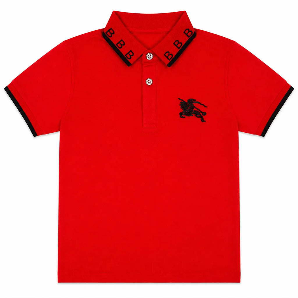 Imported Boys Red Polo T-Shirt (1 - 5 Years)