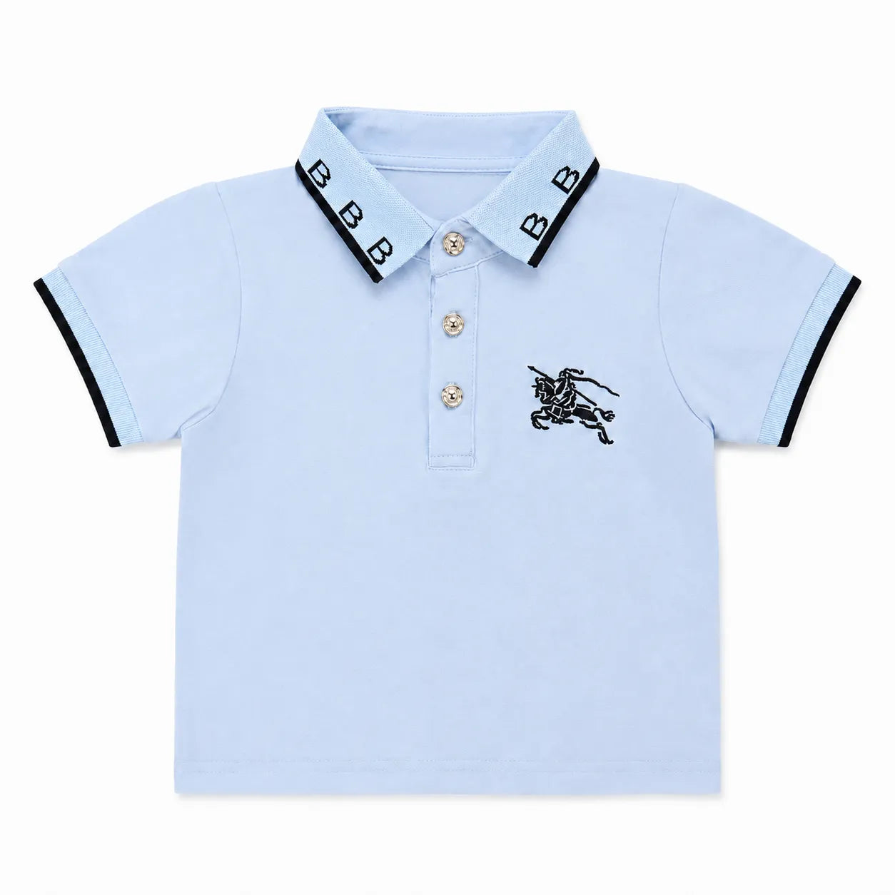 Imported Boys Sky Blue Polo T-Shirt (1 - 5 Years)