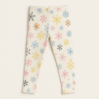 Snowflake Print Kids Tights | Winter Leggings for Girls (4–16 Years)
