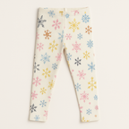 Snowflake Print Kids Tights | Winter Leggings for Girls (4–16 Years)