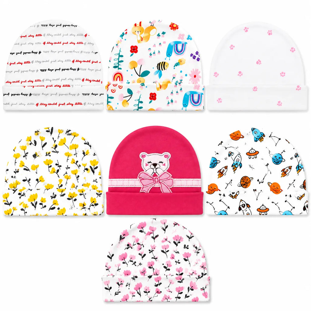 Summer Cotton Baby Caps for Newborns