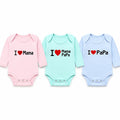 Pack of 3 Full Sleeve Baby Body Suits Cotton Multi Color Set (Pink, Green, Blue)