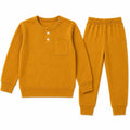Kids Winter Different Colors Rib Suiting (2 Piece) - Size 2 - 7 Years