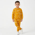 Kids Mustard Dino Winter Coord Set (2 Piece) - Size 1 - 12 Years