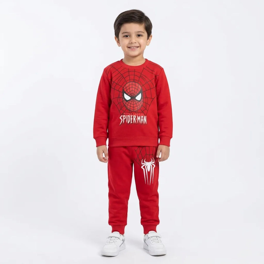 Kids Red Spiderman Winter Coord Set (2 Piece) - Size 1 - 12 Years