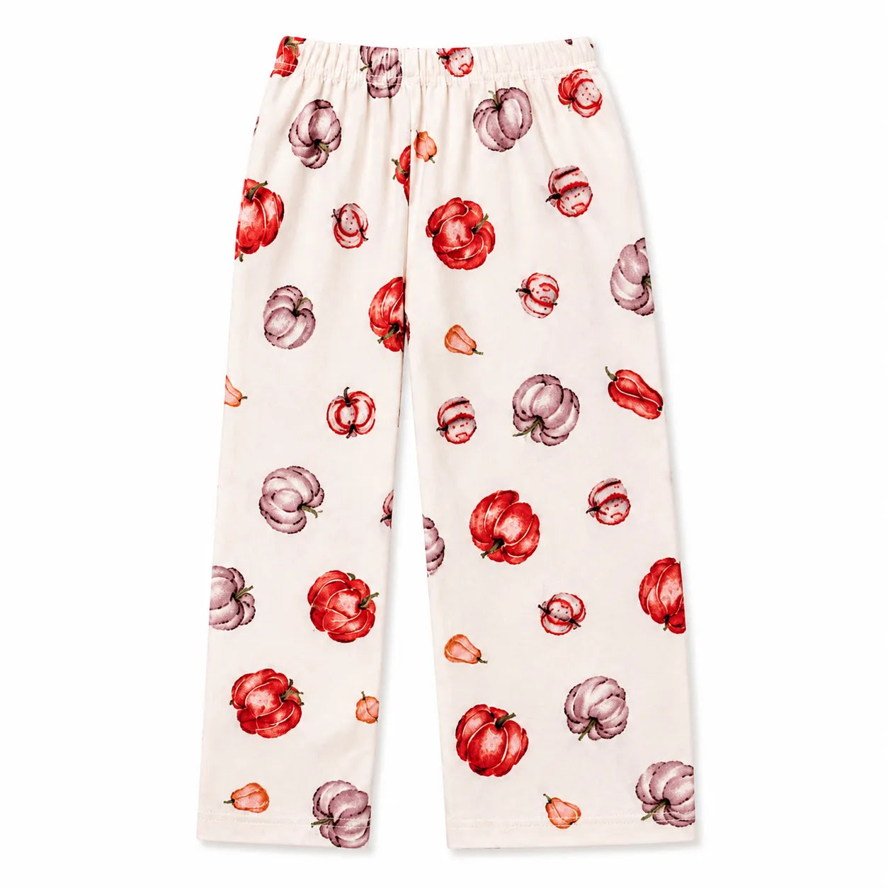 Kids White Vegetables Cotton Summer Night Suit (1 - 4 Years)