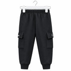 Kids Winter Fleece Cargo Trouser – 5 Colors (Size 9 Months - 5 Years)