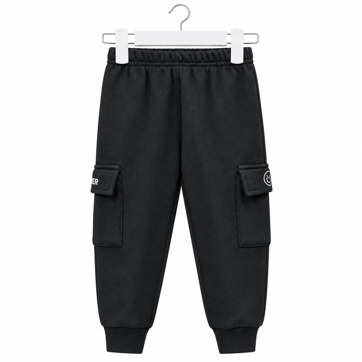 Kids Winter Fleece Cargo Trouser – 5 Colors (Size 9 Months - 5 Years)