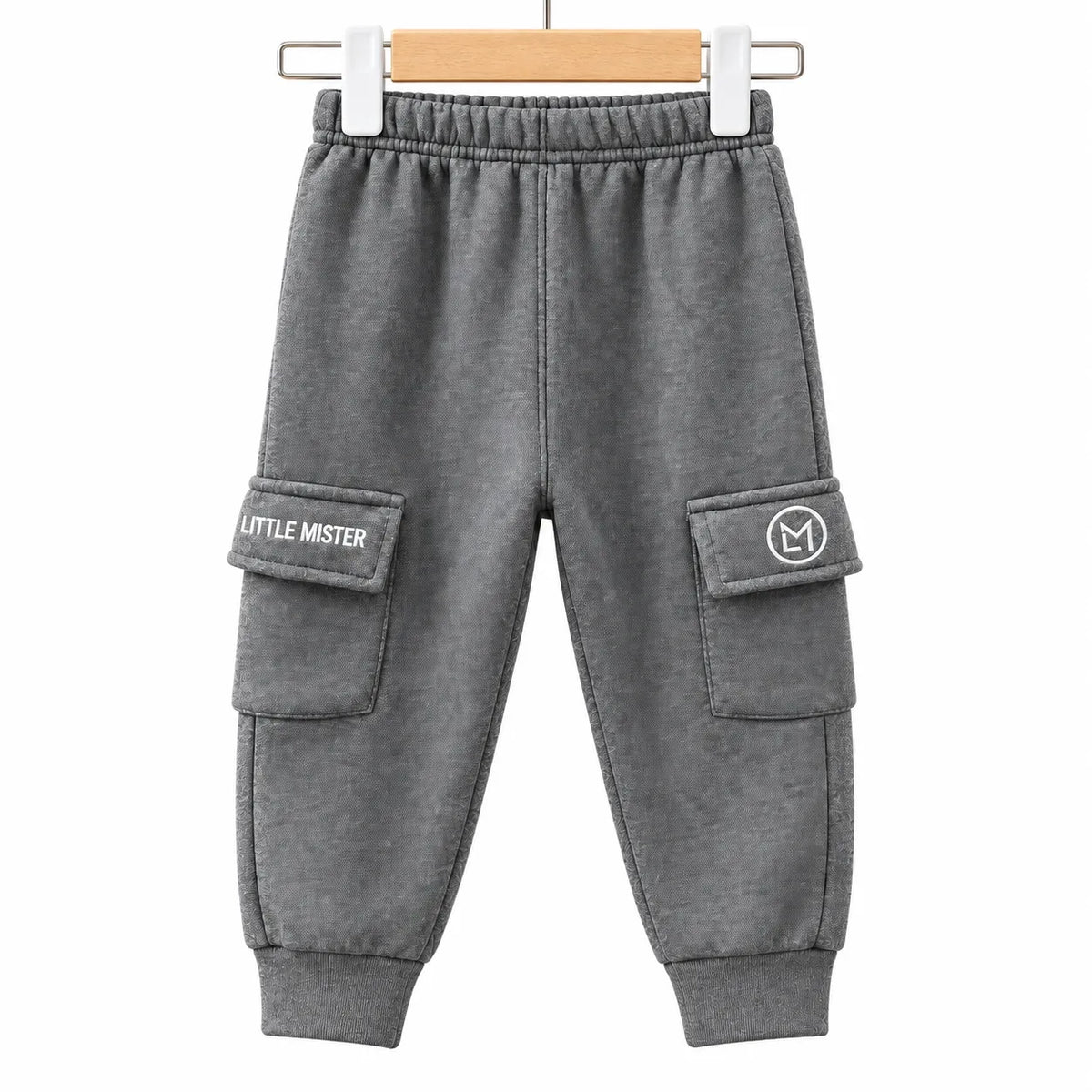 Kids Winter Fleece Cargo Trouser – 5 Colors (Size 9 Months - 5 Years)