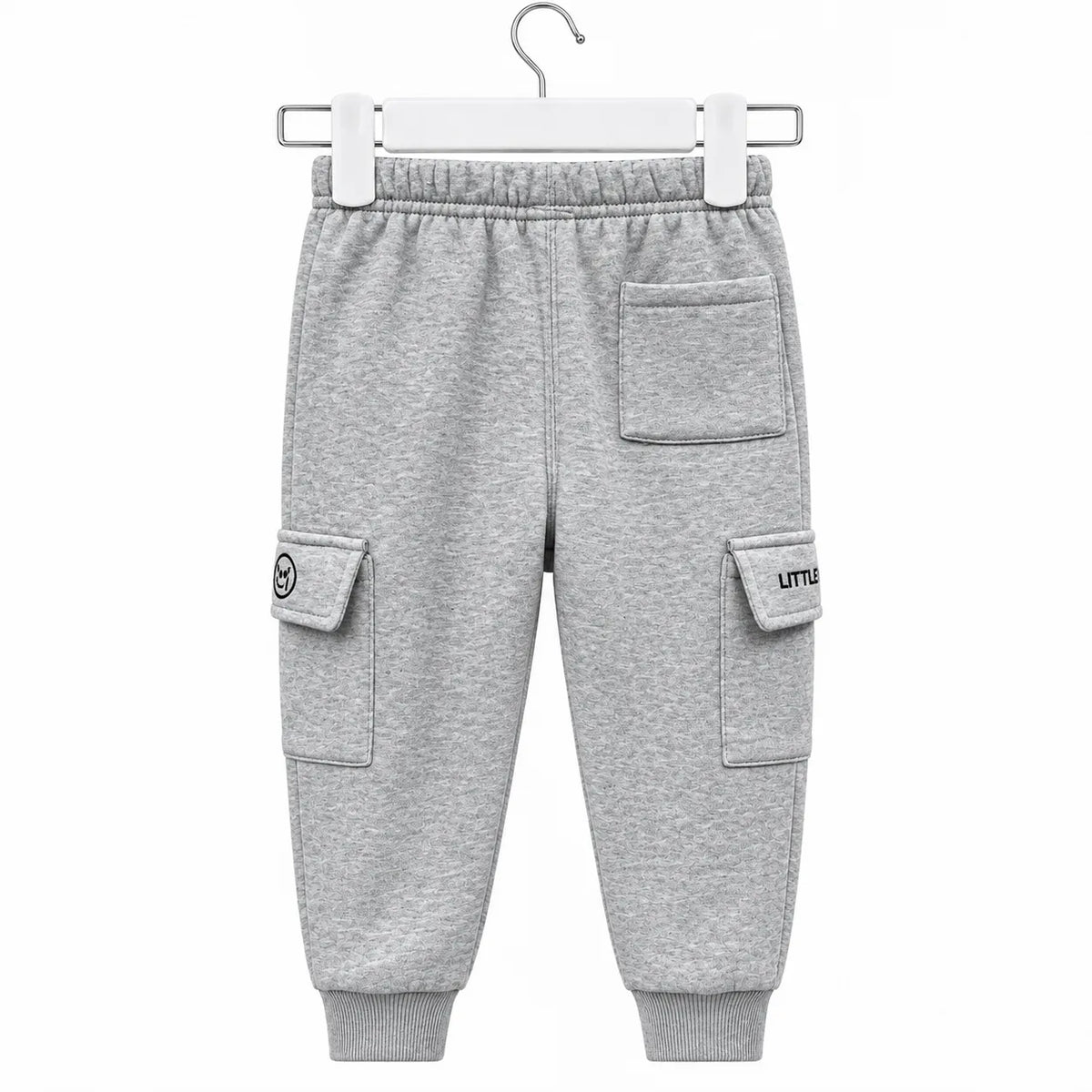 Kids Winter Fleece Cargo Trouser – 5 Colors (Size 9 Months - 5 Years)