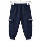 Kids Winter Fleece Cargo Trouser – 5 Colors (Size 9 Months - 5 Years)
