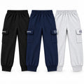 Kids Winter Pack of 2 & 3 Fleece Cargo Trouser – 5 Colors (Size 6 Years - 14 Years)
