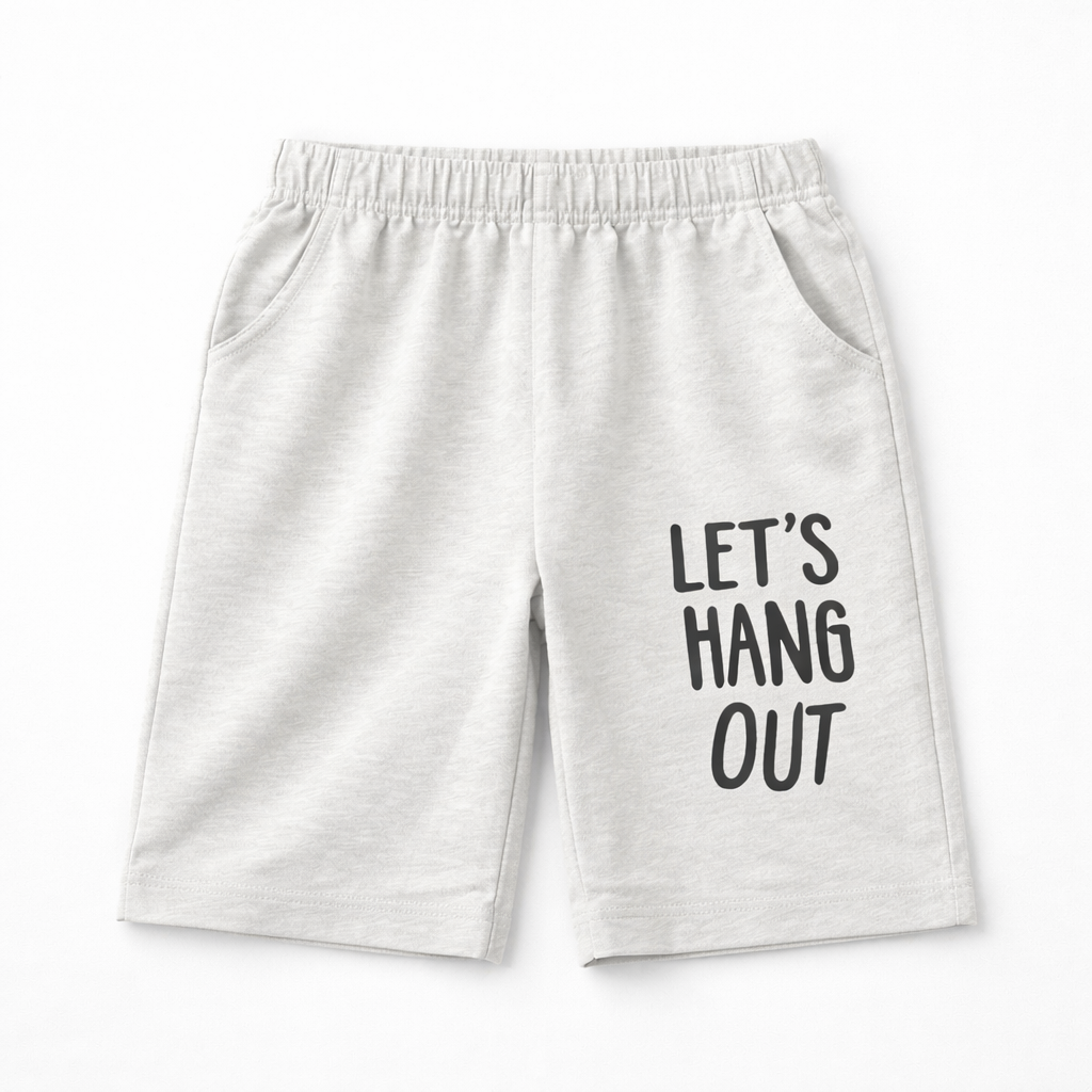 Trendy Kidswear Summer Coord Set - Let's Hang Out Giraffe Print Kids Outfit - White Coord Set - Top Kidswear Brand Pakistan - Jersey Cotton Fabric - Lil' Cubs