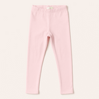"Light pink kids tights – soft cotton stretch leggings for girls ages 4–16 years"