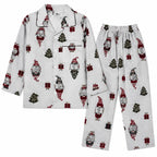 Kids Light Grey Celebration Cotton Summer Night Suit (1 - 4 Years)