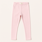 "Light pink kids tights – soft cotton stretch leggings for girls ages 4–16 years"