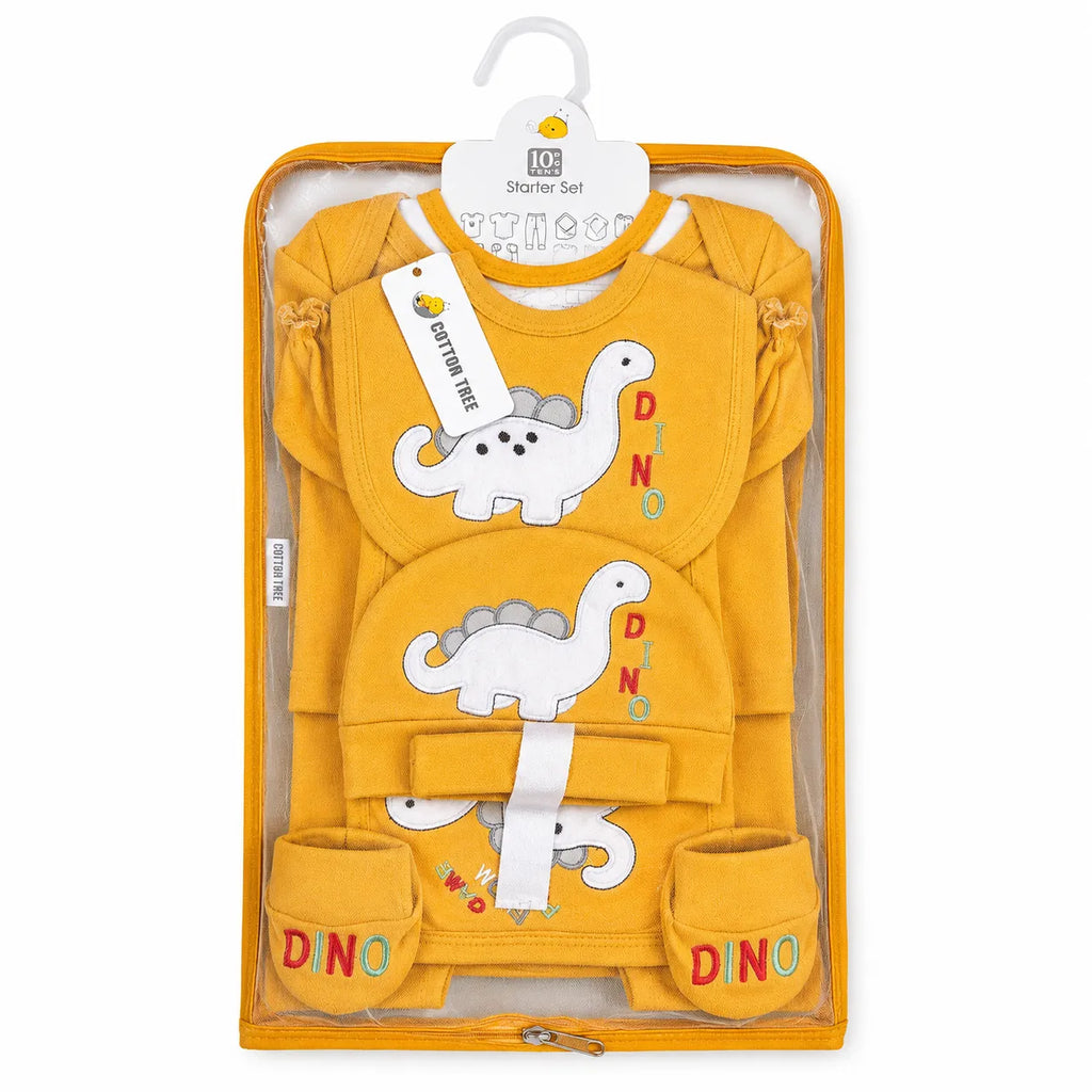 Mustard Dino Starter Set (11 Piece)