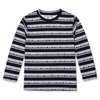 Navy Blue Long Sleeves with White Puma Print T-Shirt - Cotton Fabric - Affordable Summer Outfits - Kidswear Brand in Pakistan - Trendy Summer Articles - Lil' Cubs
