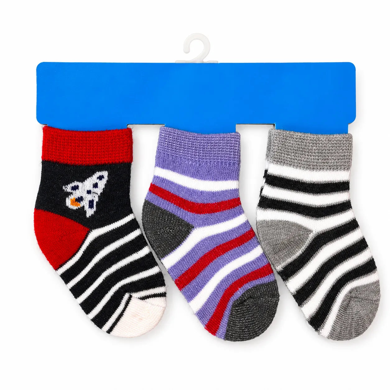 New Born Cotton Socks Pack of 3 Summer Lining