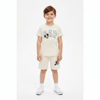 Off White Gap Summer Coord Set - Jersey Cotton Fabric - Kidswear in Pakistan - Kids Clothing - Trendy Kidswear Outfits